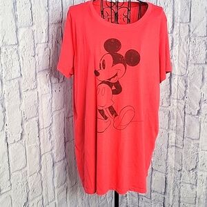DISNEY‎ Mickey Mouse Red and Black Shirt